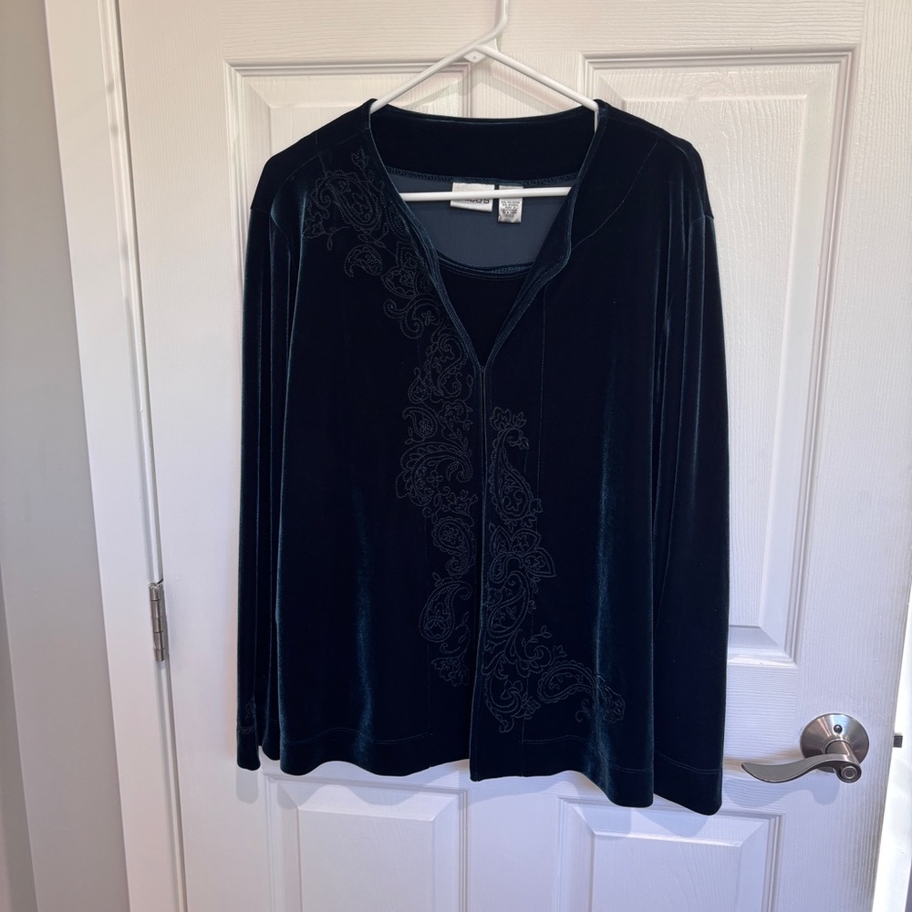 Chicos tank and cardigan set